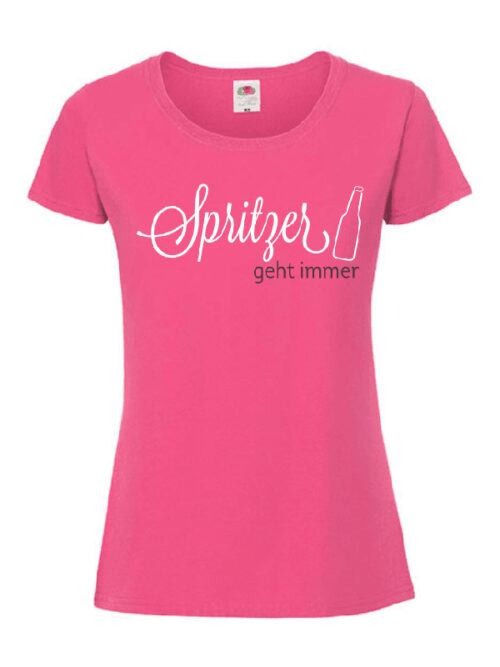 Nekowitsch Spritzer T-Shirt für Damen pink